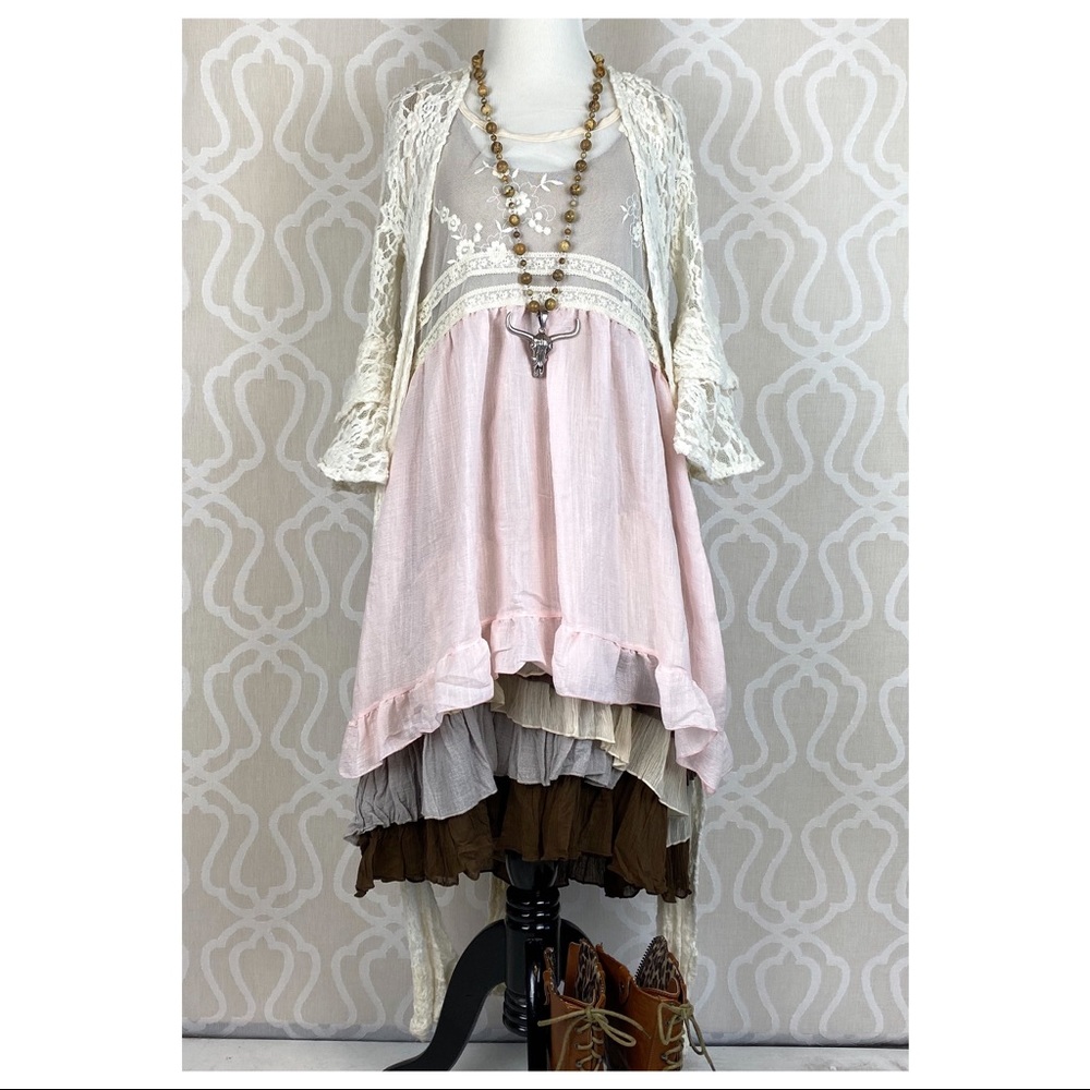 Lagenlook Perfection Linen Layering Dress - Picture 4 of 8